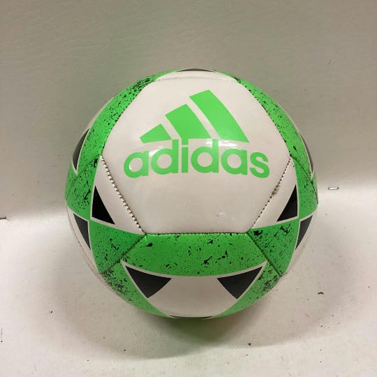 Used Adidas Green 3 Soccer Balls
