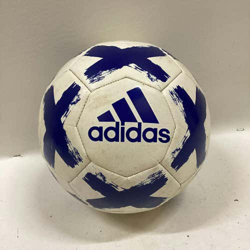 Used Adidas Blue 3 Soccer Balls