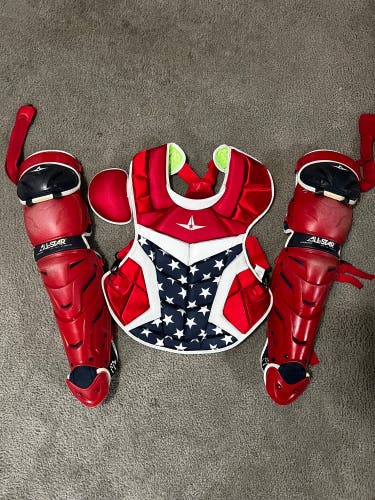 All Star System 7 Axis Catcher's Set