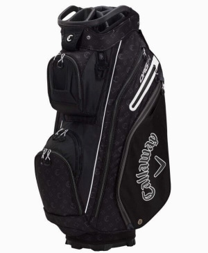 NEW Callaway Golf ORG 14 Cart Bag 5120364 Black/Print/Charcoal 14-Way Divider