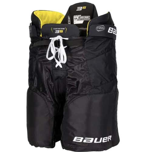 New Bauer Supreme 3s Int Black Ice Hockey Pants Md
