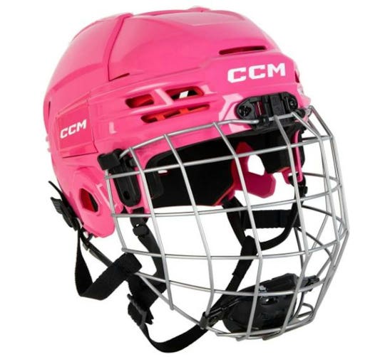 New Ccm Youth Tacks 70 Pink Helmets Combo