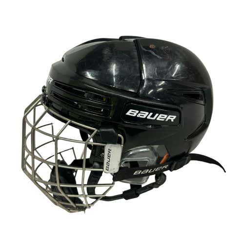Used Bauer Reakt 75 Sm Hockey Helmet Combo