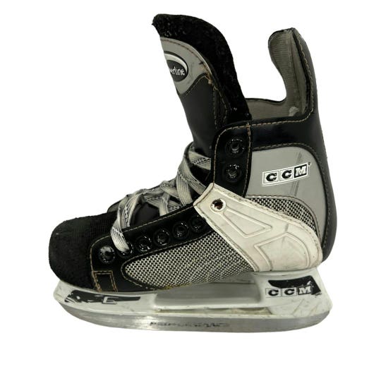 Used Ccm Powerline 550 Junior Size 1 Ice Hockey Skates