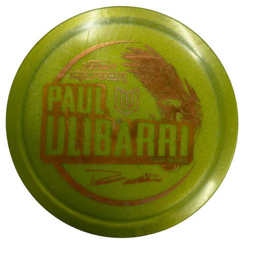 Used Discraft Raptor Paul Ulibarri Disc Golf Drivers