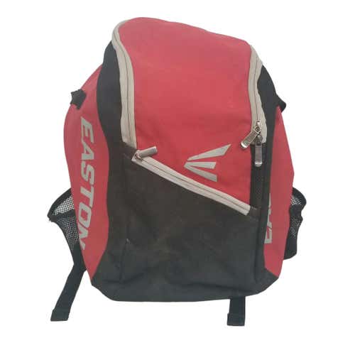 Used Easton Backpack Blk Red Baseball And Softball Equipment Bags