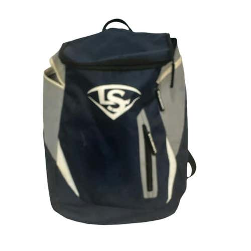 Used Louisville Slugger Backpack Gry Navy Baseball And Softball Equipment Bags