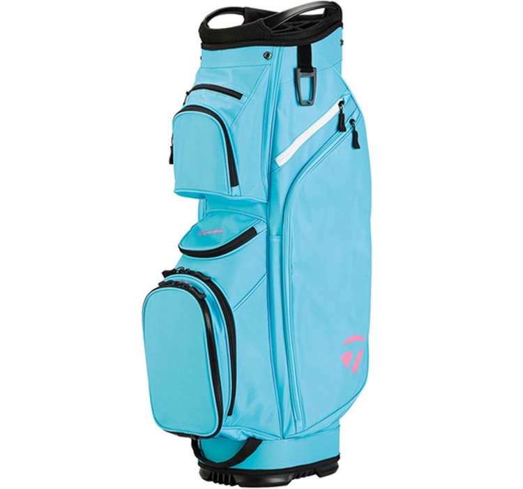 NEW 2024 TaylorMade Cart Lite Miami Blue 14-Way Cart Golf Bag