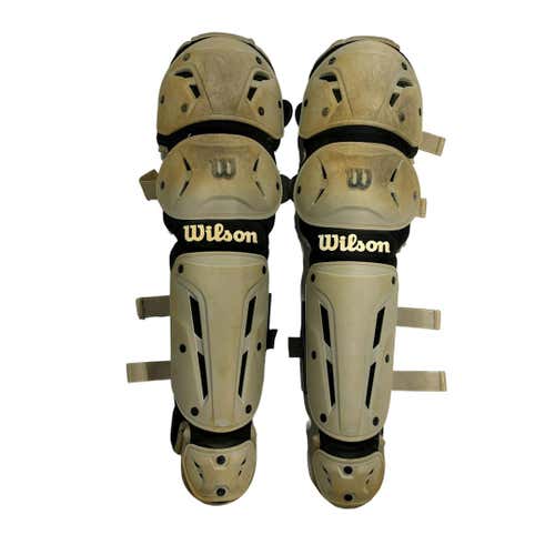 Used Wilson Ez Gear Youth Catcher's Shin Guards
