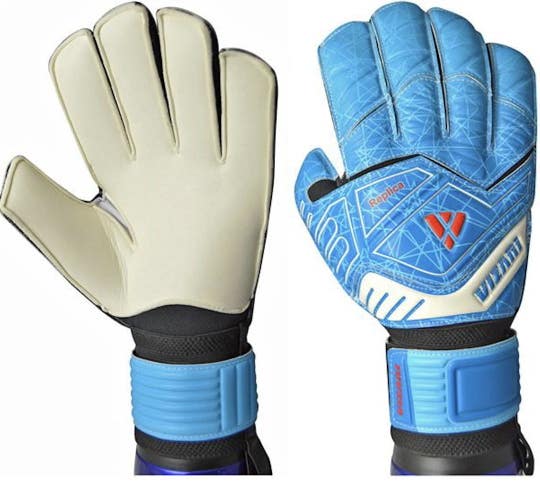 Vizari Replica Fp Soccer Goal Glove Blue-black-white Size 9