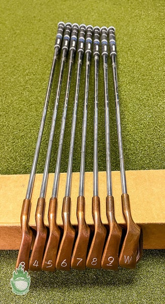 Used RH Ping Black Dot Eye 2 Beryllium Copper Irons 3-PW Stiff