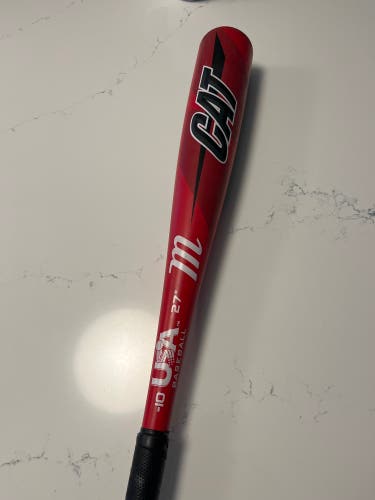 Used USABat Certified Marucci CAT Alloy Bat -10 17OZ 27"