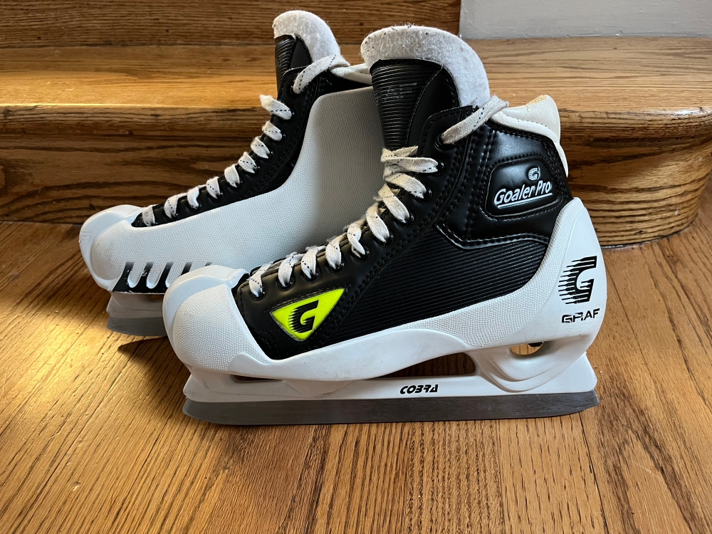 Used Graf Size 6.5 Pro Goaler Hockey Goalie Skates