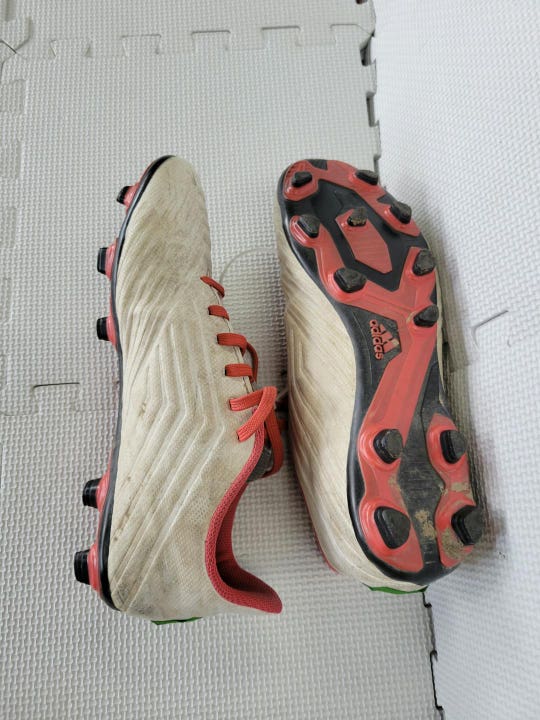 Used Adidas Predator Senior 7 Cleat Soccer Outdoor Cleats