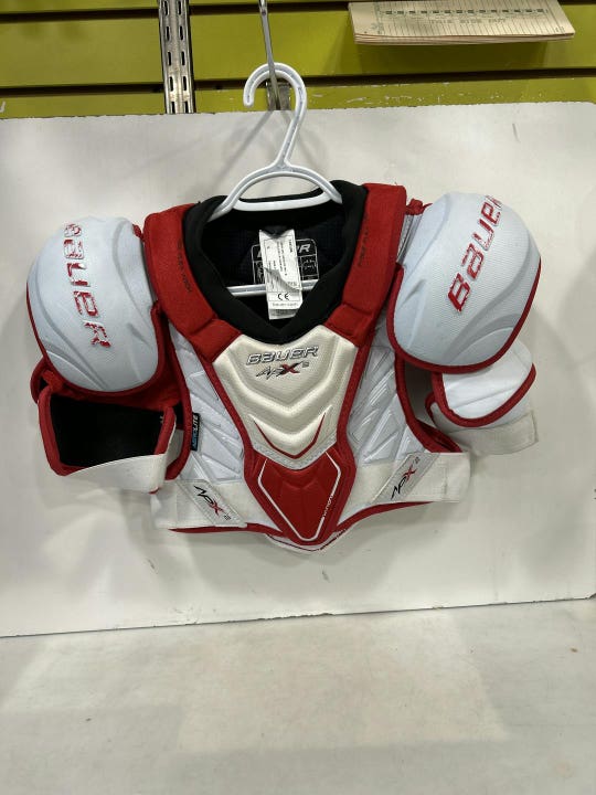 Used Bauer Apx2 Sm Hockey Shoulder Pads
