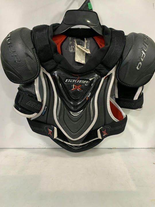 Used Bauer 1x Md Hockey Shoulder Pads