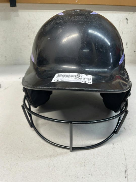 Used Rip-it Rip-it Vision Sb Helmet M L White Pink Md Baseball And Softball Helmets