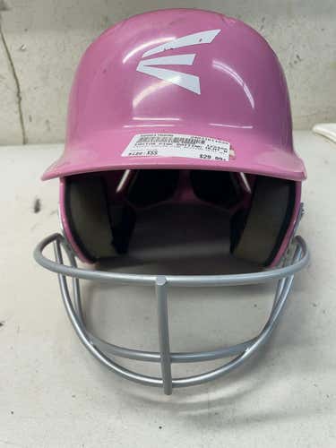 Used Easton Easton Pink Batting Hlmt W Mask Xs S Baseball And Softball Helmets