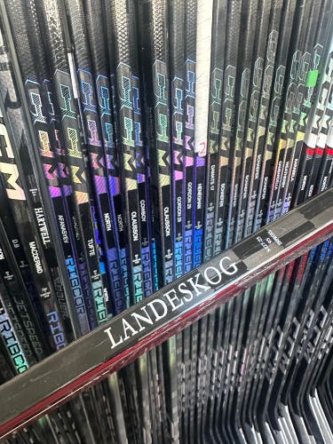 LANDESKOG NHL AVALANCHE PRO STOCK Left Hand P92 Vapor Hyperlite Hockey Stick