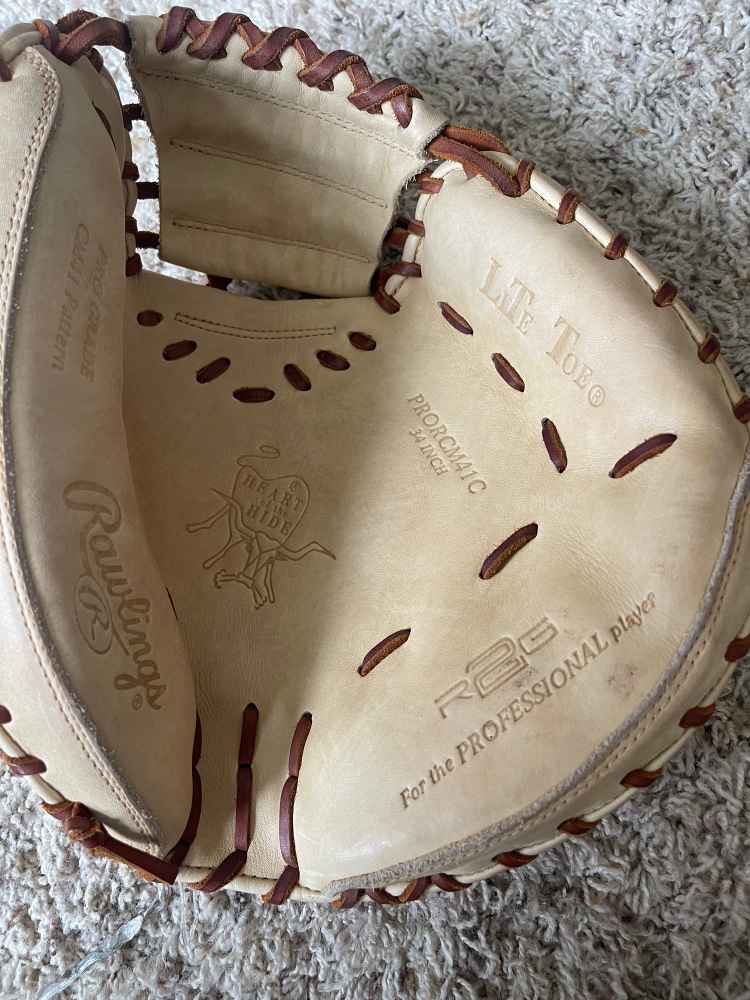 Right Hand Throw 34" Heart of the hide Catcher's Glove