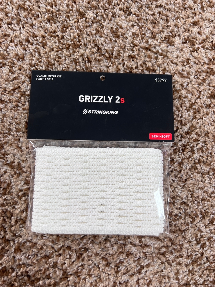 StringKing Grizzly 2s Goalie Mesh Semi Soft