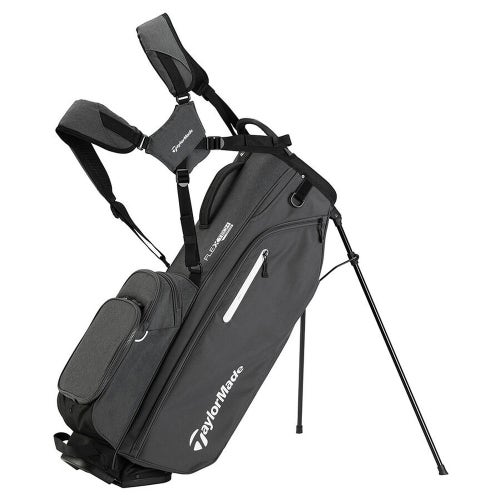 Taylor Made Flextech Crossover Stand Bag (14-way top, Black) 2024 NEW