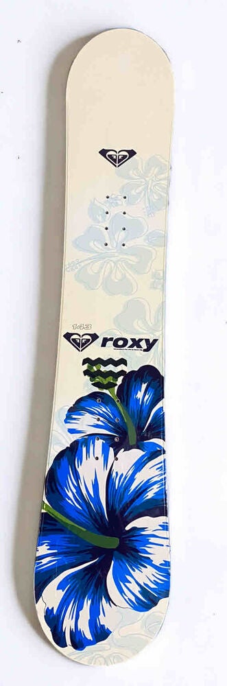 roxy 147 snowboard flower Women's ROXY Floral Snowboard 143cm without Bindings | SidelineSwap