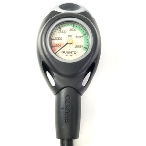 Suunto SM-36 2in 5000 PSI SPG Submersible Pressure Gauge Scuba Dive w Boot #4233