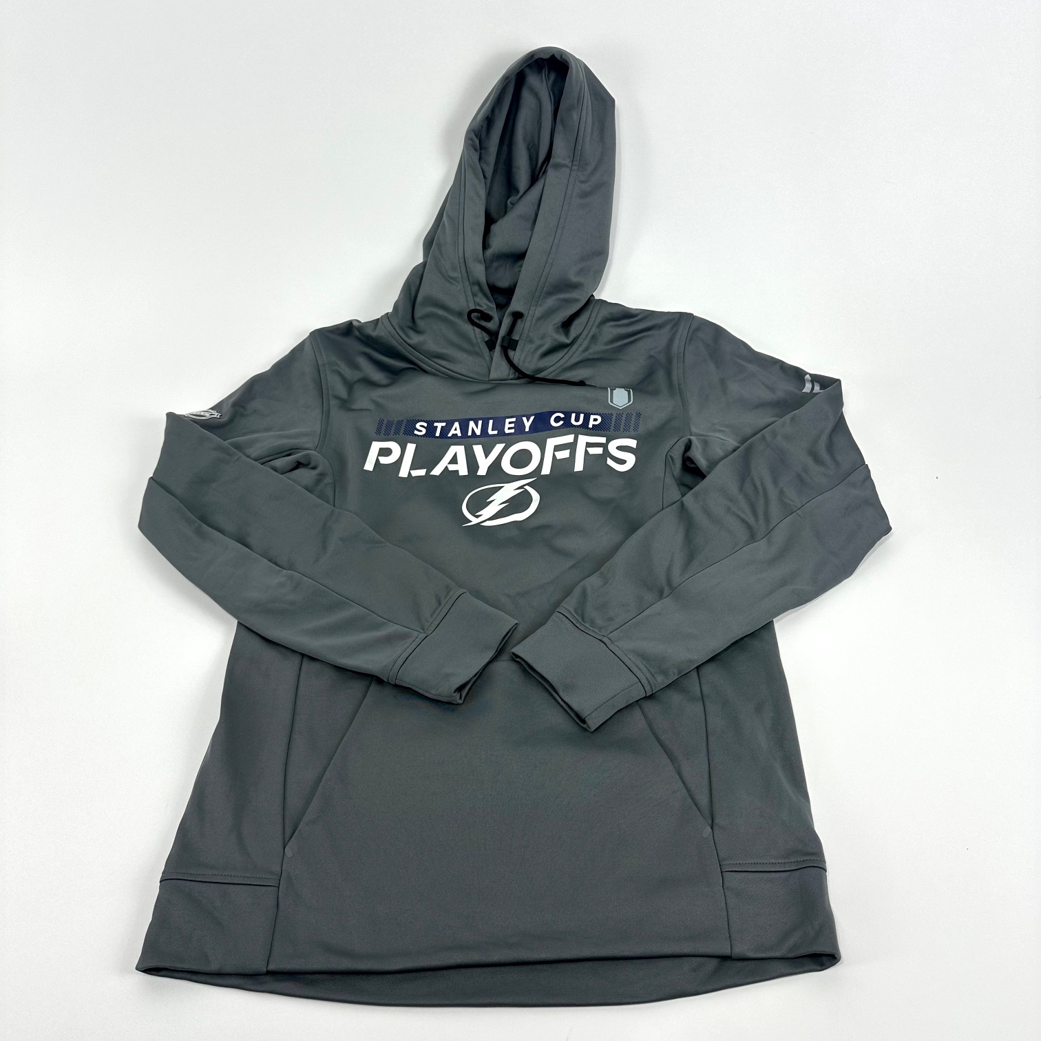 Brand New Grey Tampa Bay Lightning Fanatics Stanley Cup Playoffs 2022 Sweatshirt | #TBL282