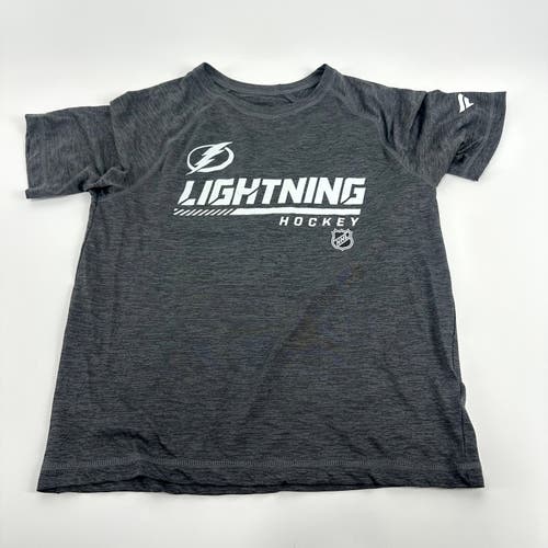Brand New Grey Tampa Bay Lightning Fanatics Short Sleeve Shirt  | #TBL278