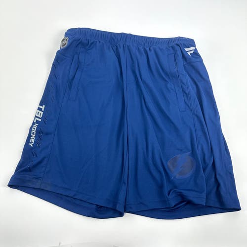 Brand New Blue Tampa Bay Lightning Fanatics Shorts | #TBL273 - TEAM ISSUED