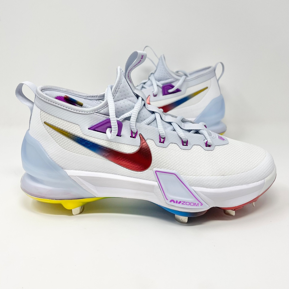 Nike Force Zoom Trout 9 Elite White Baseball Cleats Men’s Size 8 (FV4575-106)