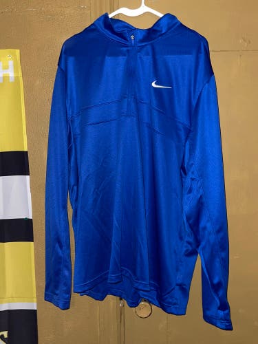 Nike Dri Fit Half Track Performance Jacket Athletic Mens Size XXL Used Pre Owned