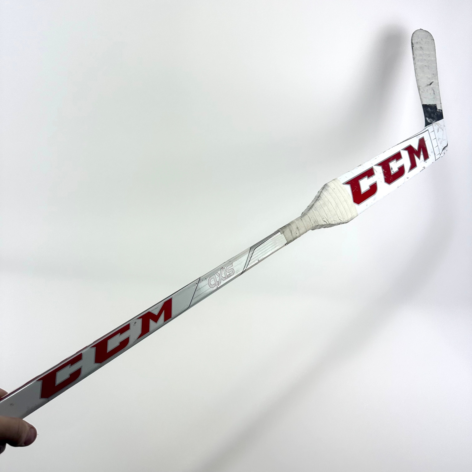 Used CCM Axis Goalie Stick | Heel Curve | Custom Shaved Paddle