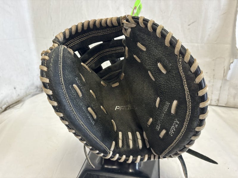 Used Easton Prowess Pfp2y 32 1 2" Leather Fastpitch Softball Catcher's Mitt Glove