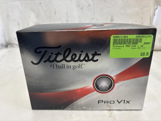 New Titleist Pro V1x - 12 Golf Balls