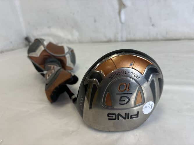 Used Ping G10 460cc Titanium 10.5 Degree Regular Flex Graphite Shaft Golf Driver 42"