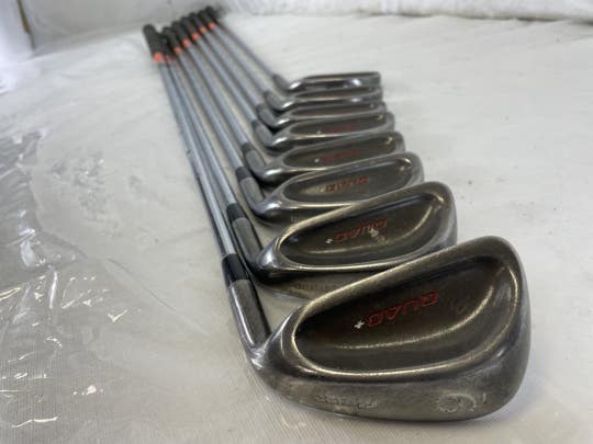 Used Mizuno Quad+ 2i-9i Regular Flex Steel Shaft Golf Iron Set Irons