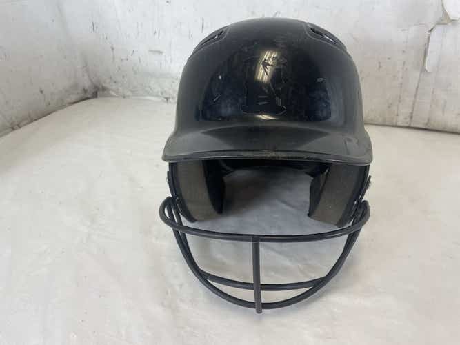 Used Easton Alpha 7 1 8-7 3 4 Softball Batting Helmet W Mask