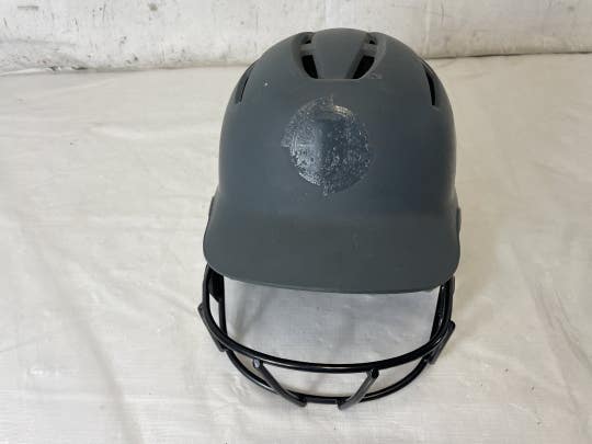 Used Demarini Paradox Wtd5423chyh Youth Fastpitch Softball Batting Helmet W Mask 6 - 6 1 2