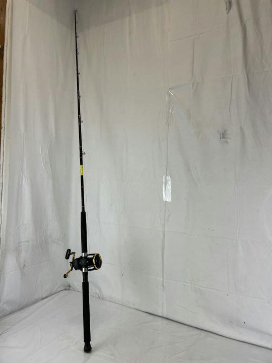 Used Daiwa Sealine-x 50hv Reel W Beef Stick 6'6" Fishing Rod & Reel Combo