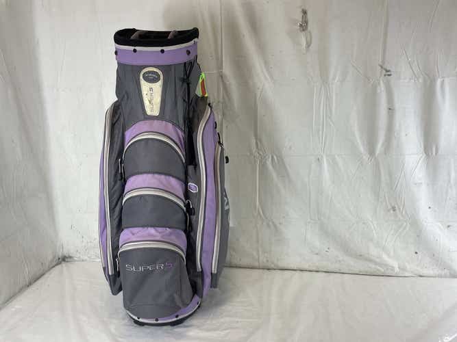 Used Adams Super S 14-way Womens Golf Cart Bag W Rain Hood
