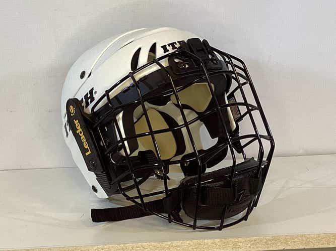 Used Itech Pivot Helmet With Cage Sm Hockey Helmets