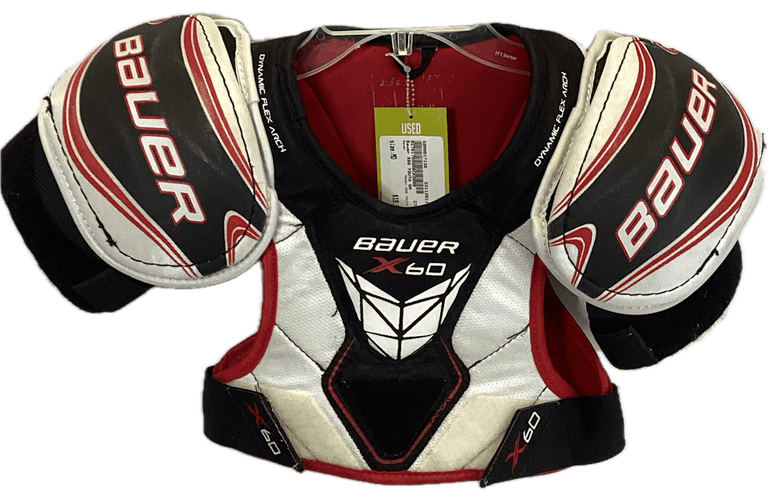 Used Bauer X60 Youth Sm Md Hockey Shoulder Pads