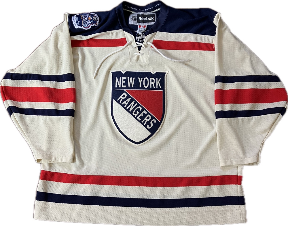 New York Rangers 2012 Winter Classic Blank Reebok NHL Hockey Jersey Size XL