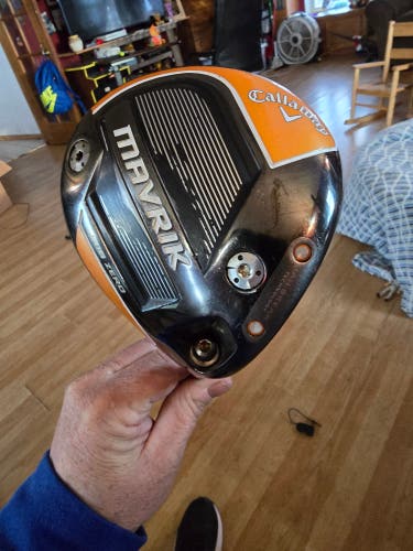 Men's Used Callaway Right Handed Mavrik Driver Stiff Flex 9 Loft