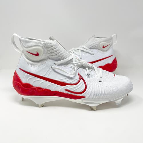 Nike Alpha Huarache NXT White Red Baseball Cleats Men’s Size 11 (DJ6517-104)