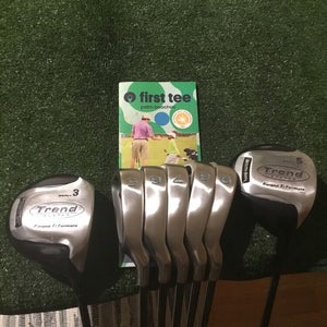 Acer & South Bay Ladies Irons & 3-5 Woods Set 5-9 Irons Graphite Shafts