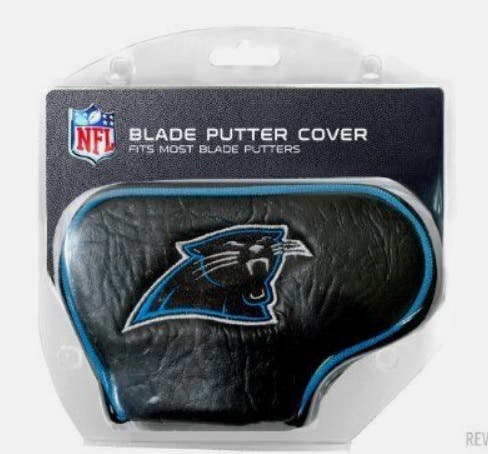 Team Golf Blade Putter Headcover (Carolina Panthers) NEW
