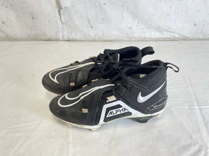 Used Nike Alpha Menace Pro 3 Ct6649-001 Mens 9.5 Football Cleats